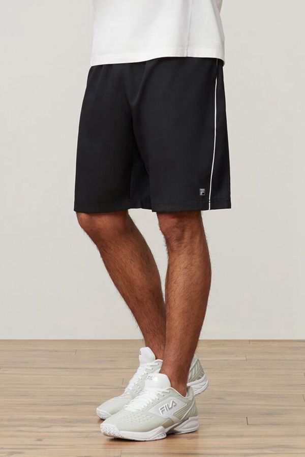 Fila Core 9" Men's Shorts - Black/White,NZ 850-49781